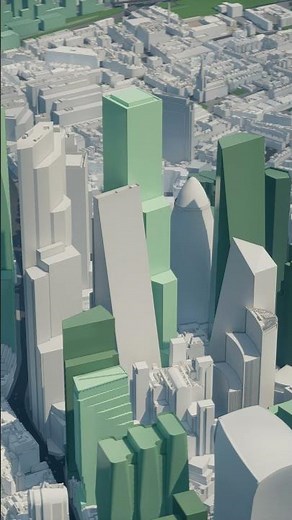 1 Undershaft in 3D London model