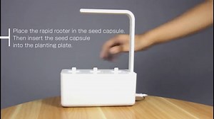 Watch Smart Garden Indoor Smart Plugs Rapid Rooter Grow Capsule Gardening Kit with LED Grow Light Fresh... on Amazon Live