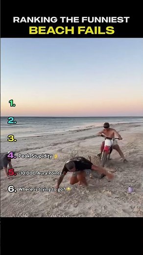 Ranking Funniest Beach Fails