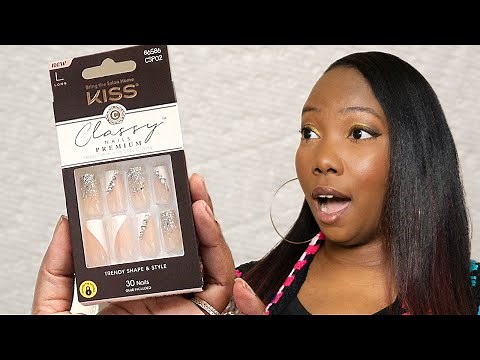 I Wore Press on Nails for a Week - Kiss Classy Nails