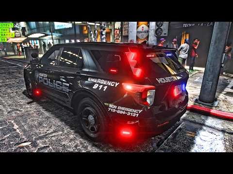Lowkey BUT LETHAL 👀 HPD Slicktop Explorer Sunday City Patrol! | GTA 5 LSPDFR