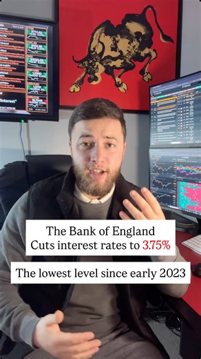James de Garis on Instagram: "BoE Cuts Key Rate By 25Bps to 3.75%, As Expected - Votes 5-4 To Cut Rate, As Expected Overall, an as-expected outcome, but given the recent dovish CPI release, one that is more hawkish than expected. Particularly, the 5-4 vote split, Bailey the tie-break, was more hawkish than calls for 6-3 or even 7-2 following the recent CPI data. Additionally, the statement adds commentary on the neutral rate and highlights that as the BoE now approaches, there is “more limited s