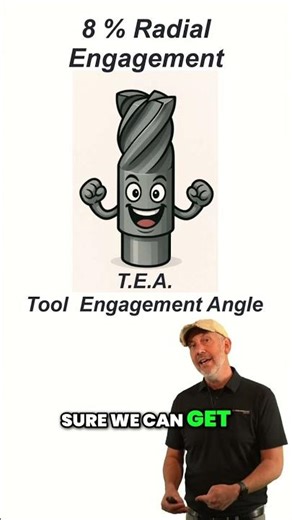 Mastering Tool Engagement Angle TEA #endmill #cncmachining