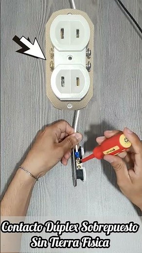 INSTALLATION Duplex Overlapping Contact Without Physical Ground / ELECTRICAL INSTALLATION