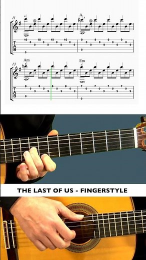 The Last Of Us - FINGERSTYLE Guitar Tutorial