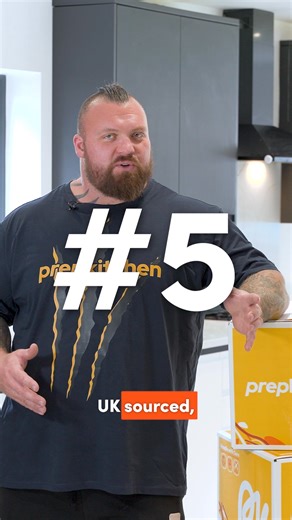 242K views · 70 reactions | Want to eat like a beast? Prep Kitchen's got you covered!  Here's why the legend Eddie Hall loves us: 1. Solid delivery  2. Great team 欄 3. Time saving ⏱️ 4. Macros are on point ✅ 5. Best quality British meat  | Prep Kitchen | Facebook