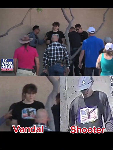 NEW: Ryder Corral, 19, was just arrested for vandalizing Charlie Kirk’s memorial at TPUSA HQ. He is wearing the same shirt as the assassin. Time to investigate. | Ryan Fournier