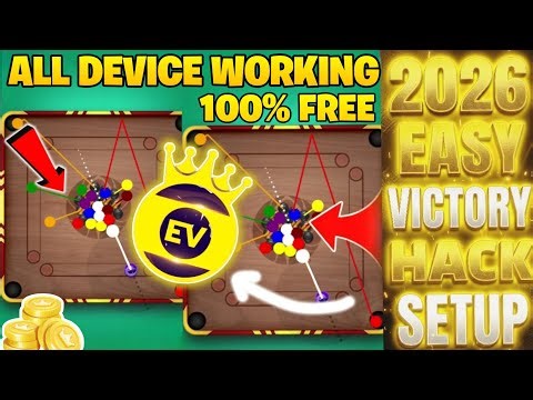 Carrom pool EV Loader auto play aim hack new update 2026 | EV Loader auto play New Update full setup