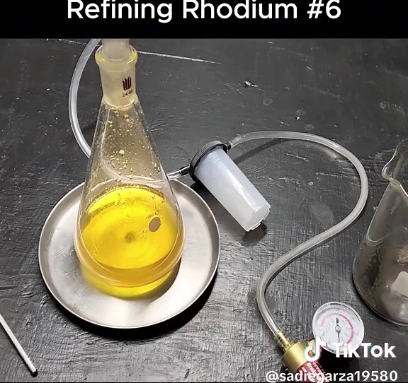 Rhodium Extraction Experiment: Transforming Metal Solutions