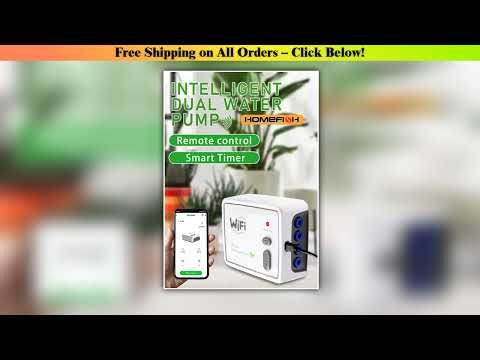 HOMEFISH WIFI Smart Dual Pump Automatic Waterer Cell Phone Remote Control Balcony Flower Gardening