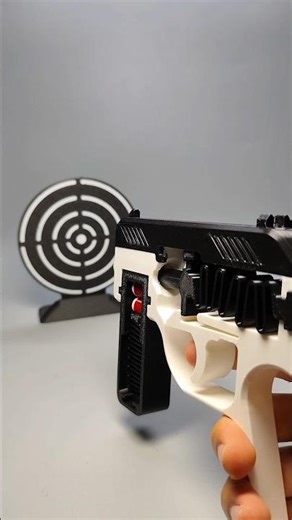 3D Printed Spring-Powered Toy Gun V3 #3dprinting