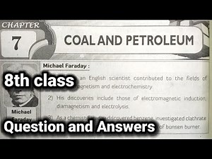 8th class |Physics |7.Coal And Petroleum lesson |Question And Answers | 8th class physics 7th lesson