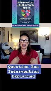 Question box intervention to hold unanswered questions #mentalhealth #traumahealing