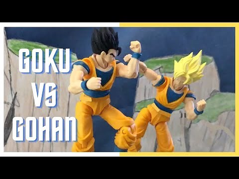 Dragon Ball Super Goku VS Gohan Stop Motion (Remastered)