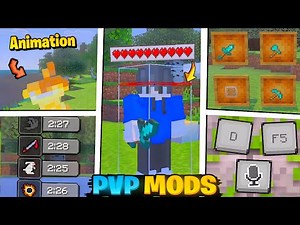 Top 10 Best Java PVP Mods For Minecraft PE 1.21🔥 || PVP Mods For Mcpe [2025] 💥