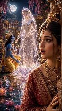 Rukmini secretly followed Shri Krishna, what she saw next changed her world!😱 #facts #shorts
