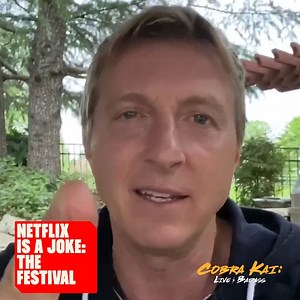Cobra Kai: Live & Badass is TOMORROW. If you're in LA and haven't gotten your tickets yet, what are you even doing? More info at https://www.netflixisajokefest.com/show/cobra-kai-live-and-badass | Cobra Kai