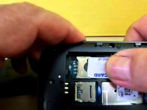 LG500C - Pull Back Off for SIM card replacement