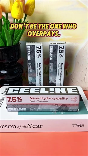 Don't be the one who overpays.#ceelike #hydroxyapatite #toothpaste #teeth #oralhealth #badbreath