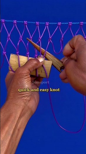knots for making fence nets #knot #net