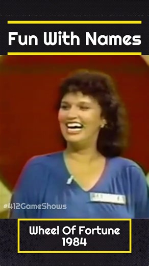 Fun With Names - Wheel Of Fortune 1984