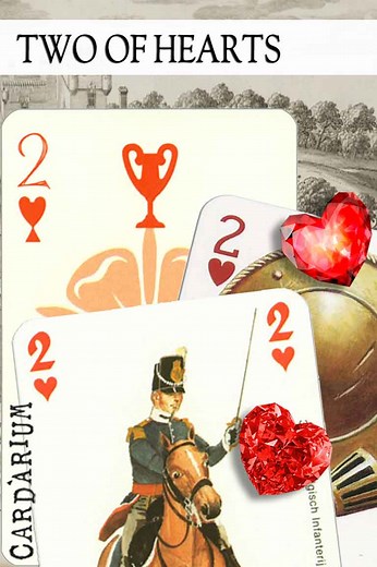 2 of Hearts meaning in Cartomancy and Tarot - ⚜️ Cardarium ⚜️