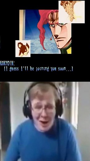 CallMeCarson crying to Kakyoin's Death in HFTF