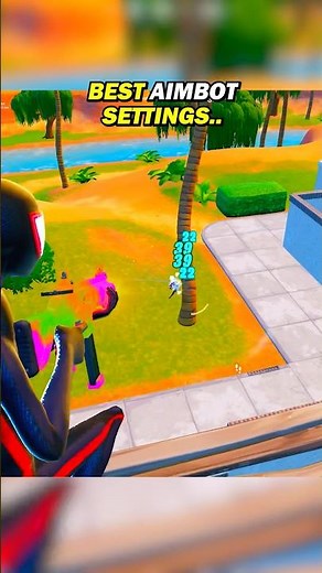 These best aimbot settings made me unstoppable at Fortnite 😈 (PS5, PS4, XBOX, SWITCH)