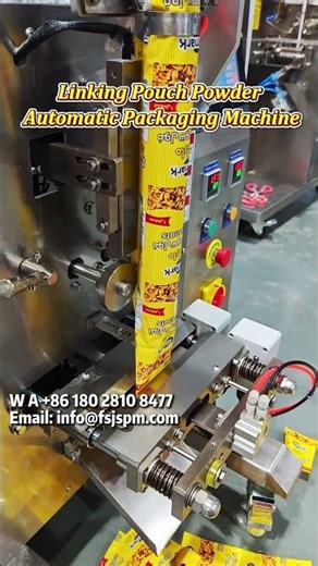Linking pouch powder automatic pacakging machine