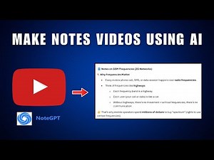 How To Make Notes From YouTube Videos Using AI 2026 | Note Taking Hacks