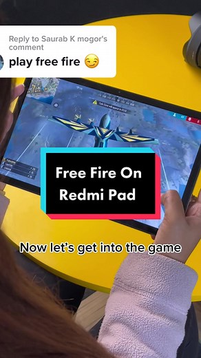 Redmi Pad Free Fire Gaming Test