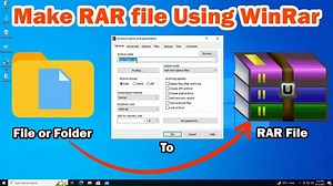 How to Make RAR file Using WinRar | How to Convert File or Folder To RAR - 2025