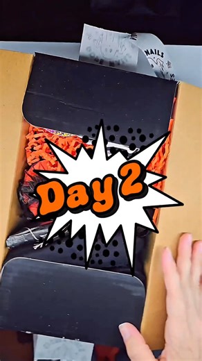 Pasties! I love pasties stickers so much. Sometimes doing the nail art by hand is just. too. much. Pasties make my life co much easier and cuter too. There are SO MANY DESIGNS. Sometimes my clients don’t know what they want. Letting them browse my pasties book is a lot of fun and an easier way to get the ideas flowing. Have you tried Pasties yet?! Come back tomorrow for Day 3 of the Spooky Vibes Box! Get ready for a haunting countdown to Halloween with our New Spooky Advent Box! Each day reveals