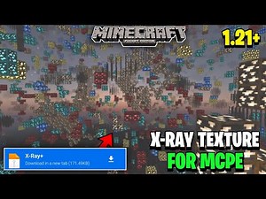 ✨ Best X-Ray Texture Pack MCPE 1.21+ || MCPE 1.21 X-Ray + Full bright Texture Pack Download
