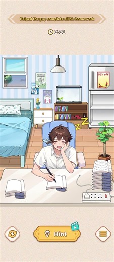 help the guy complete all his homework #brainpuzzle #puzzle