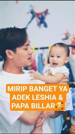 Rizky Billar and Leshia Tivana, Masyaallah, they are so cute, they look alike😊#rizkybillar #leshi...