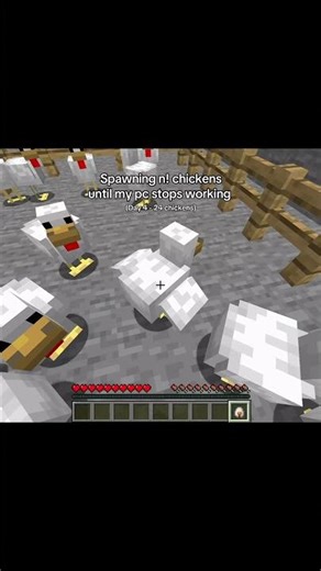 Making infinite chickens in Minecraft #minecraft #minecraftmemes