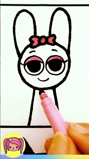 How to Draw Sprunki Pinky #drawing#sprunki
