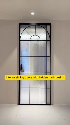 Interior sliding doors with hidden track design #door #slidingdoor | Ming Min