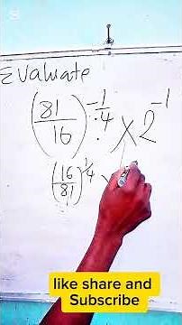 Evaluation of Squares and Square Roots with Powers and Fractions | Simplifying Math Made Easy