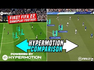 NEW FIFA 22 Gameplay Clip & HyperMotion Comparison!