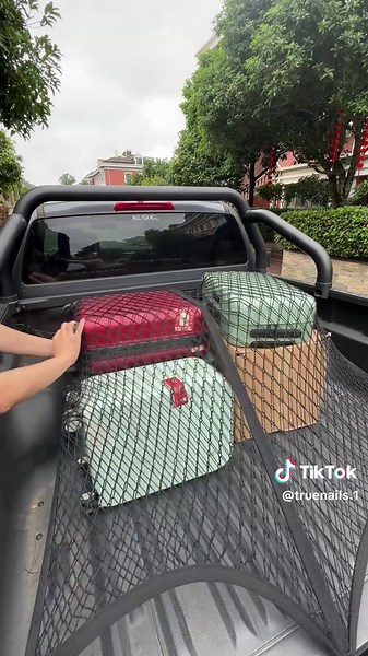 Effortless Cargo Net for Truck Bed Organization