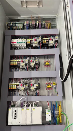 Paper Plant Laminating Machine Control Panel #electrical #industrial #automation #wiring #engineers