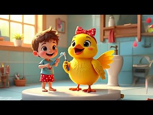 Brush Your Teeth Song in Hindi | Brush Karen | ब्रश करें | Morning Routine for Kids | QcoToonz