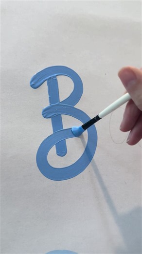 Letter A Banner Tutorial: Printable Painted Lettering