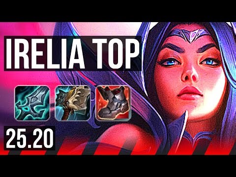 IRELIA vs DARIUS (TOP) | 9 solo kills | NA Master | 25.20