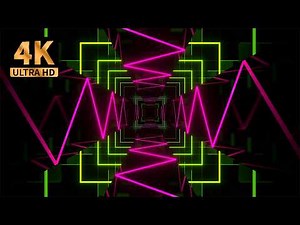 🌟 4K VJ Loop 🤯 Abstract Neon LED ✨ Techno Laser DJ Visuals 🎶 No Copyright Music 🔥 Free VFX Strobe 💥