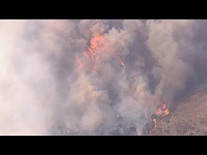 50-acre brush fire in Santiago Canyon area near Irvine prompts mandatory evacuations | ABC7