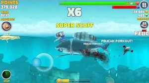 Hungry shark evolution, sharkman