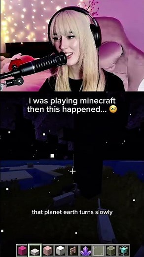fireflies in minecraft 🥹✨ #singing #music #vocals #twitch #minecraft